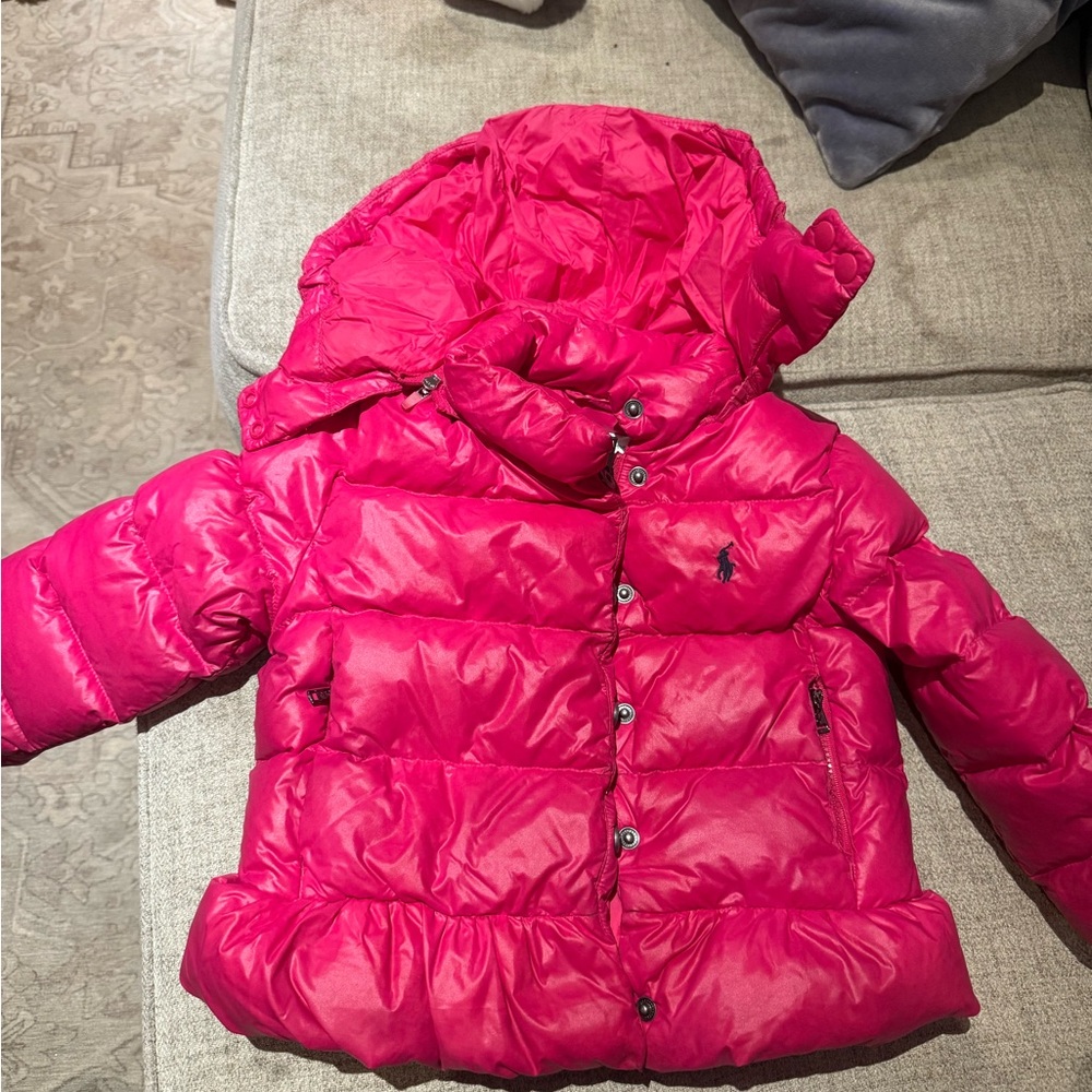 Ralph Lauren Fuchsia Puffer Jacket